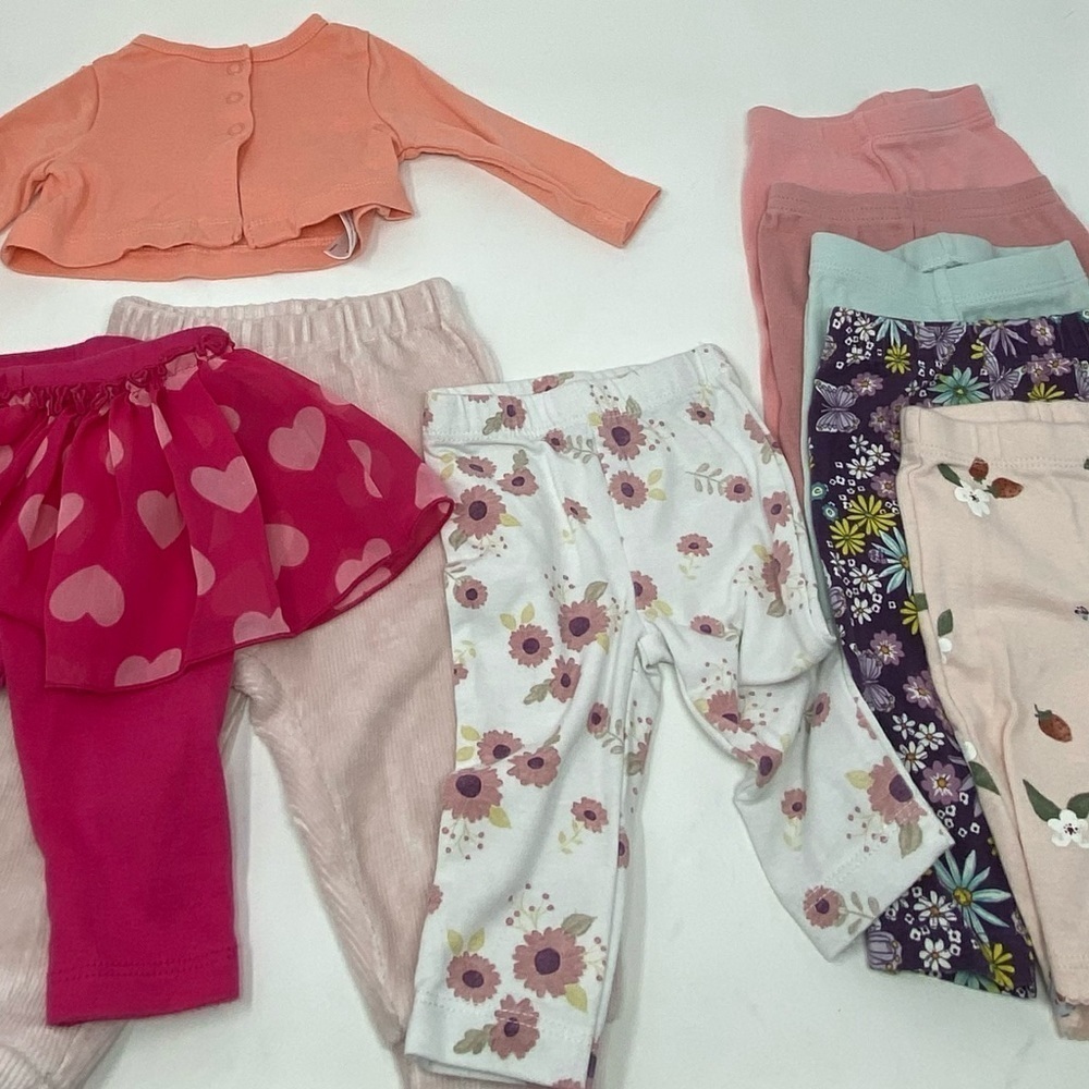 Baby Girl Newborn & 0-3 Months Clothing Bundle